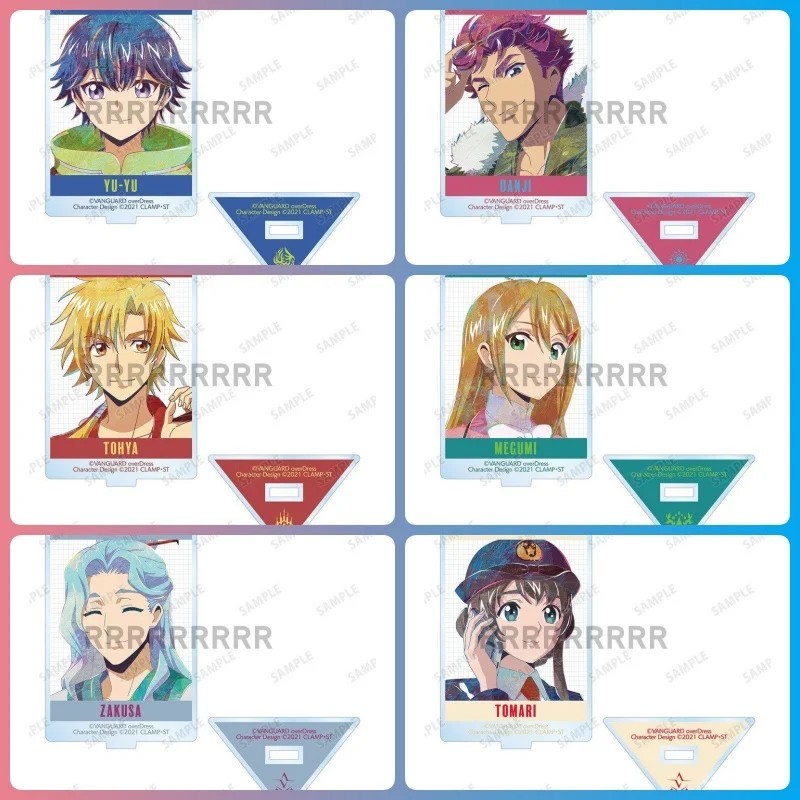Mô hình Standee Cardfight Vanguard anime acrylic trang trí bàn học Cardfight Vanguard overDress móc 