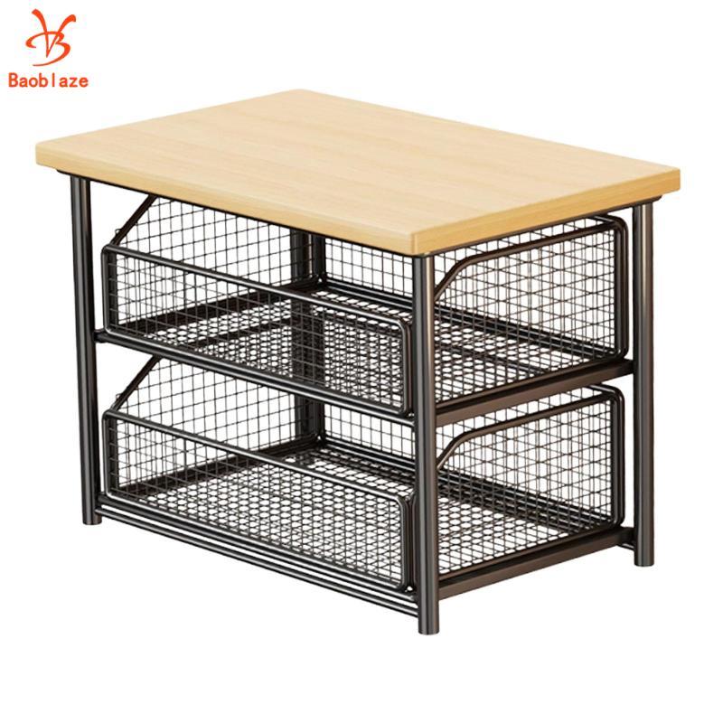 Baoblaze Coffee Bar Station Organizer Kệ quầy bếp cho ký túc xá Cafe Coffee Shop