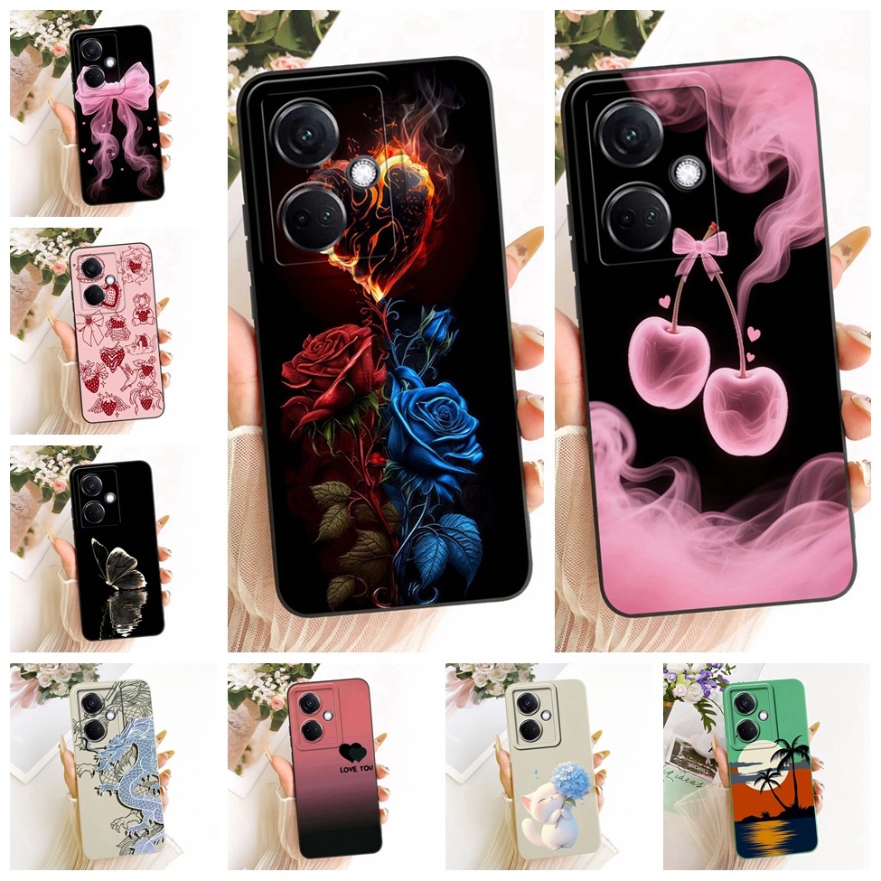 Ốp lưng OnePlus Nord CE3 Cover CPH2569 Phim hoạt hình thời trang dễ thương Vỏ điện thoại silicon sơn