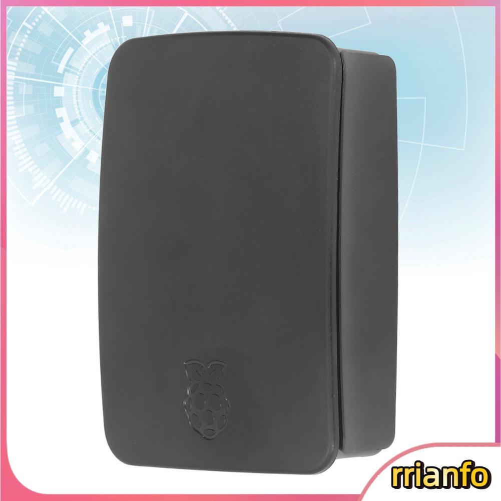rrianfo Micro Computer ABS Bao vây Hộp bảo vệ Vỏ cho 3 ổ đĩa DVD bên trong Bplus màu đen