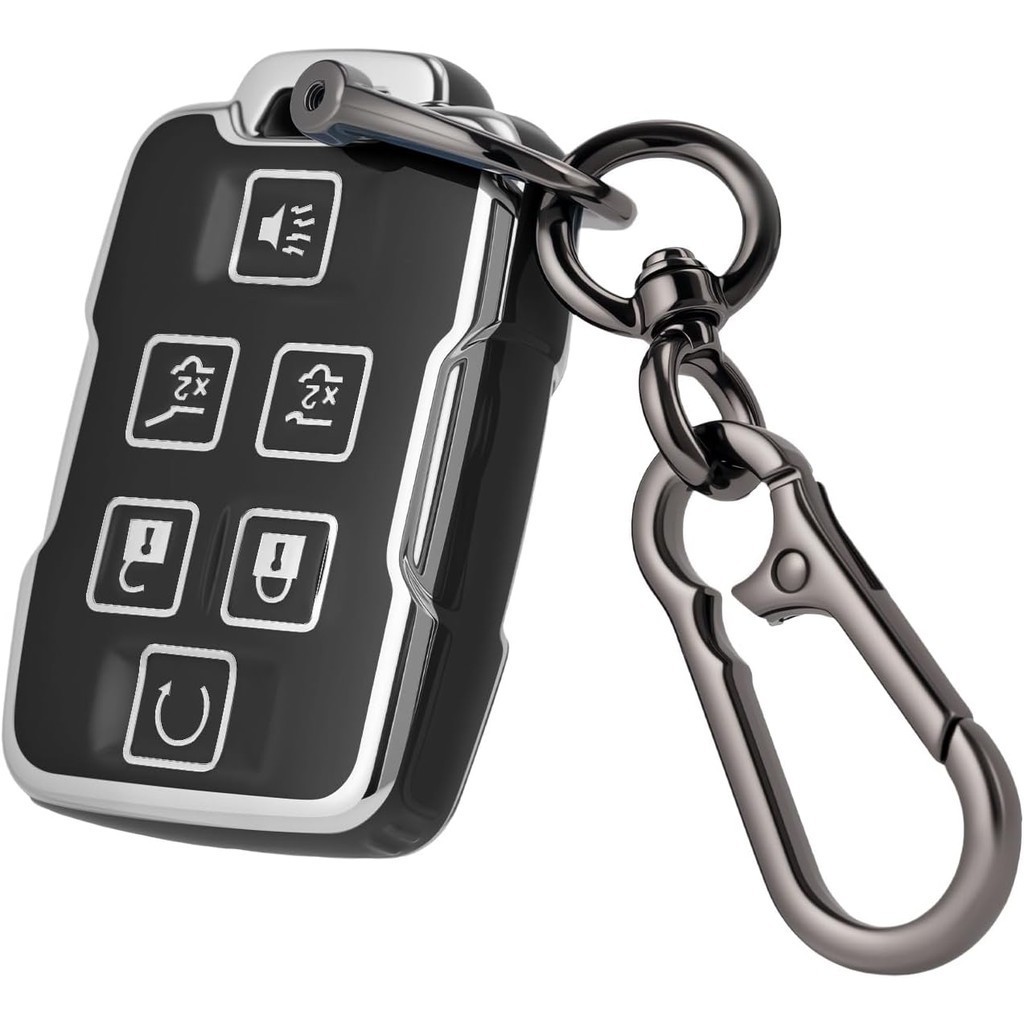 Dành Cho GMC Chìa Khóa fob Có Móc Khóa, Vỏ Chìa Khóa Ô Tô TPU Mềm Cho Chevy Tahoe Suburban 2015 2016