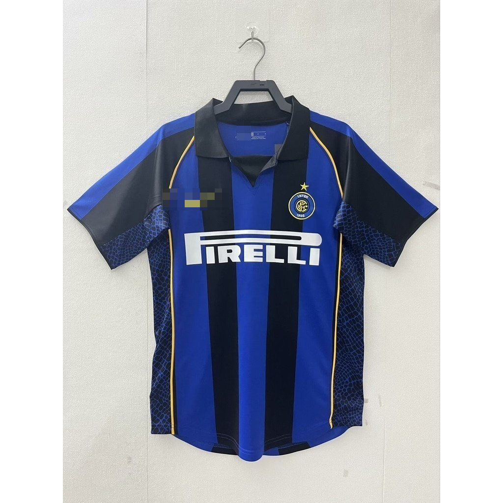 0102 Inter Milan Home Vintage Jersey Tay Ngắn Chất Lượng Cao