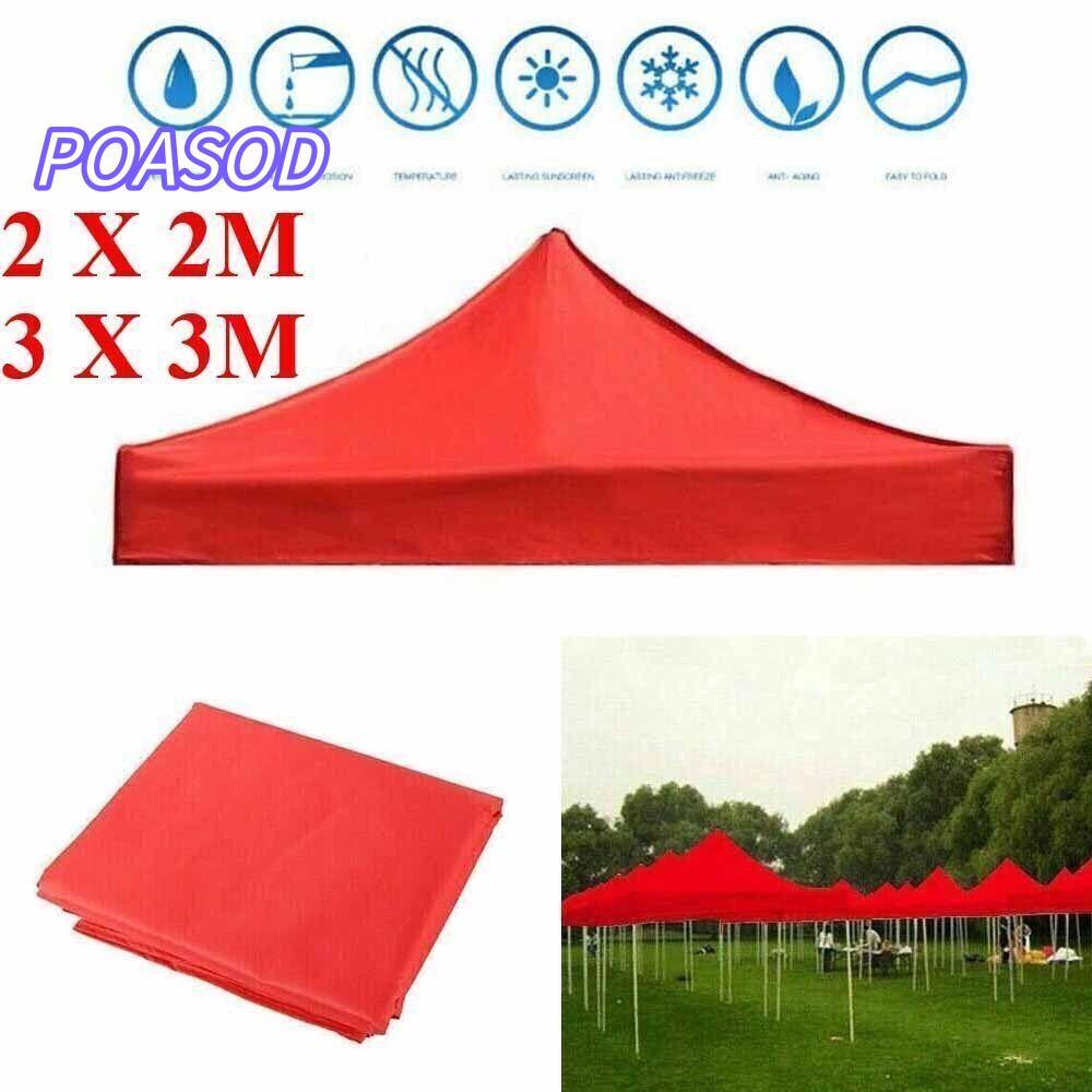 MAYSHOW Gazebo Top Cover Tent Roof UV Protect Outdoor Camp Garden Parasol