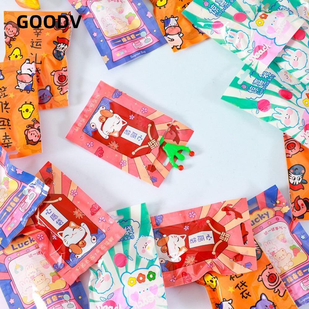 Hộp bút trung tính GOODV, Hộp văn phòng phẩm bút may mắn, Phim hoạt hình đáng yêu Bút giải nén Đồ ch