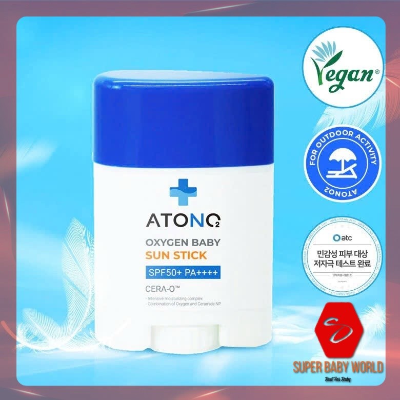 Atono2 Stick Chống Nắng Thuần Chay Oxygen Atono2 SPF50 PA++++ Cho Bé 6M+ (20 Gram) Shop Sbw