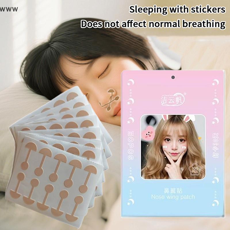 OOO 50/100 Miếng dán làm đẹp mũi thon gọn làm thon gọn mũi cosplay uuuu
