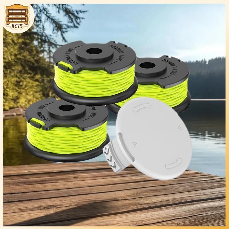 [8C15] Dây Tông Đơ Thay Thế Cho Ryobi RAC143 36V 20FT Tự Động Thức Ăn Không Dây Dây Weed Eater Spool