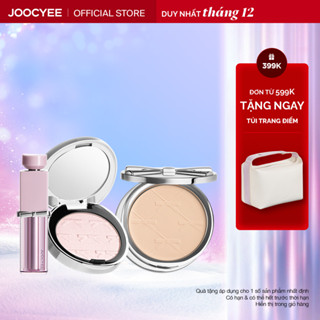   Silver Bow Collection  Combo 3 Sản Phẩm JOOCYEE Phấn Phủ Nén Che Phủ Kiềm Dâud & Son Bóng Dưỡng Ẩm Căng Mọng & Má Hồng Bắt Sáng Tự Nhiên Lâu Trôi 13g 