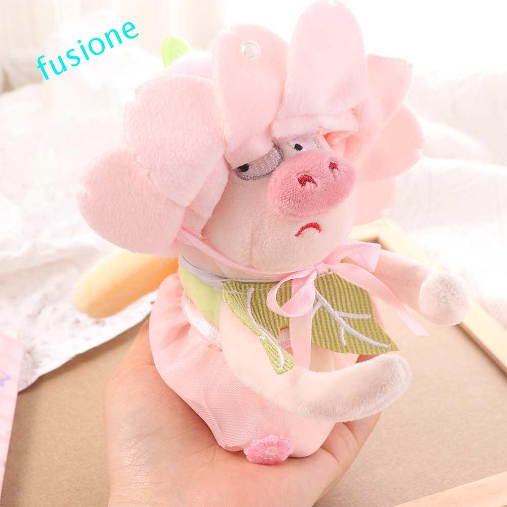 Trang phục quần áo búp bê FUSIONEDGE, Váy mũ hoa Quần áo búp bê Cotton 10cm, Quần áo DIY Funny Sakur