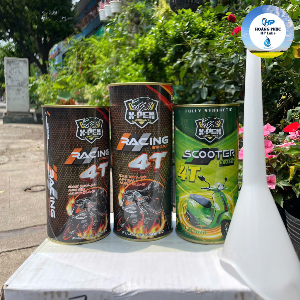 Nhớt X-PEN 10w40 API SN Cho Tay Ga Xe Máy Xe Số X-PEN 4T Sport Sae Cao Cấp Phù Hợp Cho Nhiều Dòng Xe
