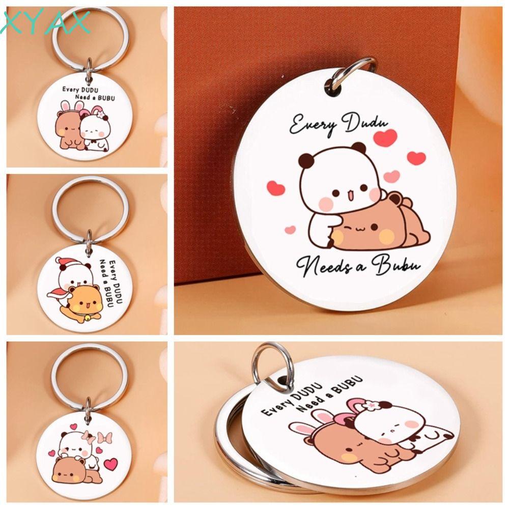 Mặt dây chuyền XYAX Bubu Dudu, Thép không gỉ mọi Dudu đều cần xích chìa khóa Bubu Bubu Dudu, Móc khó