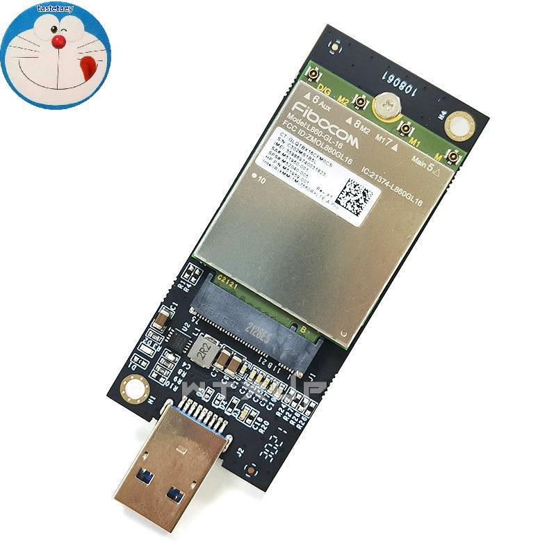 Tast 1 Bộ Thẻ Mở Rộng DW5821E M2-NGFF DW5811e DW5816E EM7455 L860-GL USB3.0 Cho Mô Đun 3G / 4G / 5G 