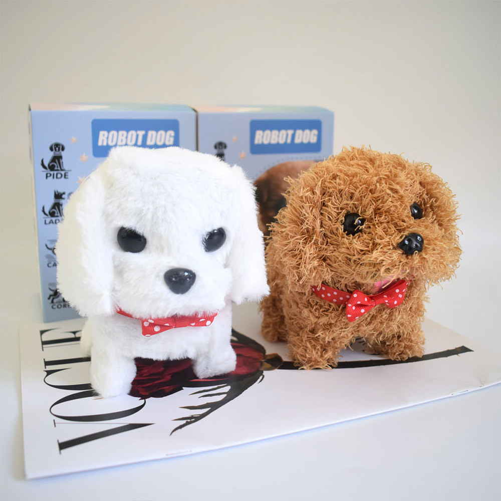 My Realistic Robot Puppy Plush Toys Interactive Cute Dog