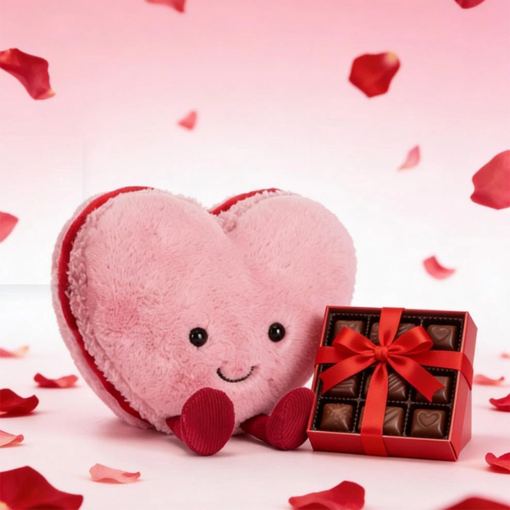 Jellycat Super Cute Macaron Doll Valentine's Day Wedding Doll Gift for Girls Valentine's Gift
