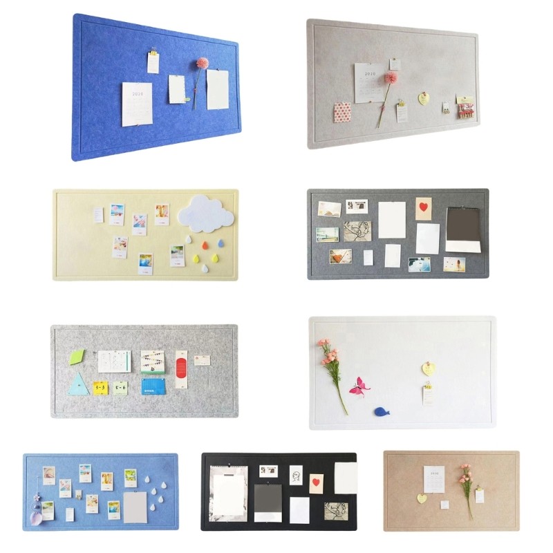 XGB Peeling Stick Felt Bulletin Board cho tài liệu Hình ảnh Vải Trang trí văn phòng