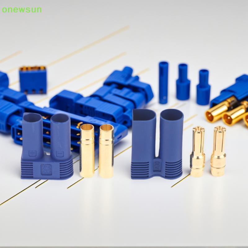 Onewsun 5 / 10 Cái Nam Nữ Mạ Vàng Chuối Cắm EC5 Bộ Kết Nối Cho RC Mạch Nam Nữ Viên Đạn Phần Mới