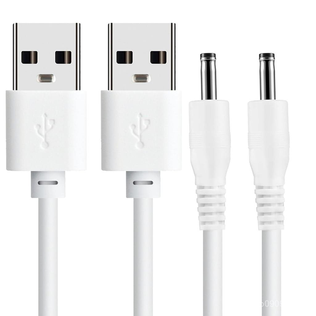 Cáp sạc 2 gói Tương thích với thiết bị mặt Mini NuFace Bàn chải đánh răng điện Fairywill FW-917 Bàn 