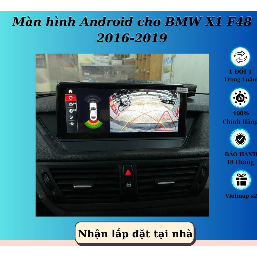 Màn hình Android cho BMW X1 F48 Ram 4GB Rom 32GB 2016-2019