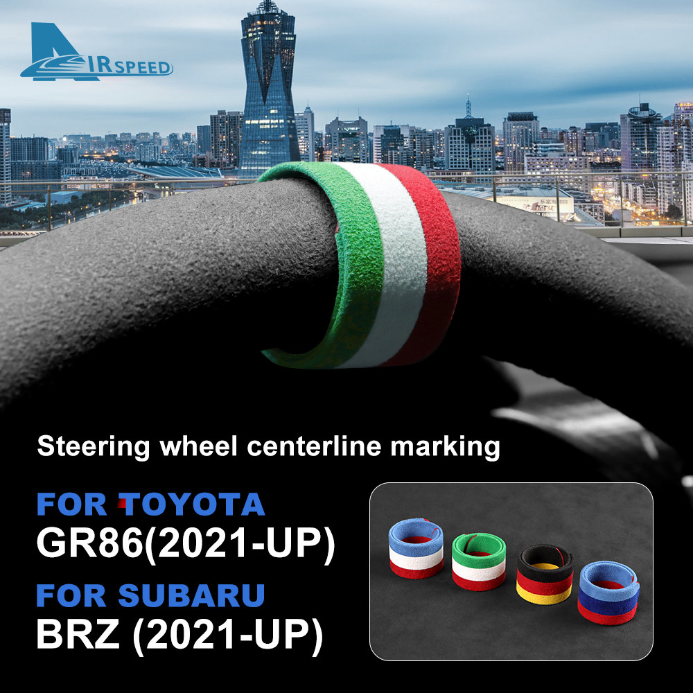 Dành Cho Subaru BRZ Toyota GR86 2021-2025 Vô Lăng Viền Vòng Da Lộn Nội Thất Viền Phụ Kiện Ô Tô