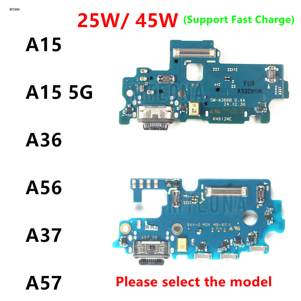 25W 45W Cổng Sạc Dock Kết Nối Ban Flex Cho Samsung Galaxy A15 A36 A56 A37 57 5G Cổng Kết Nối USB Doc