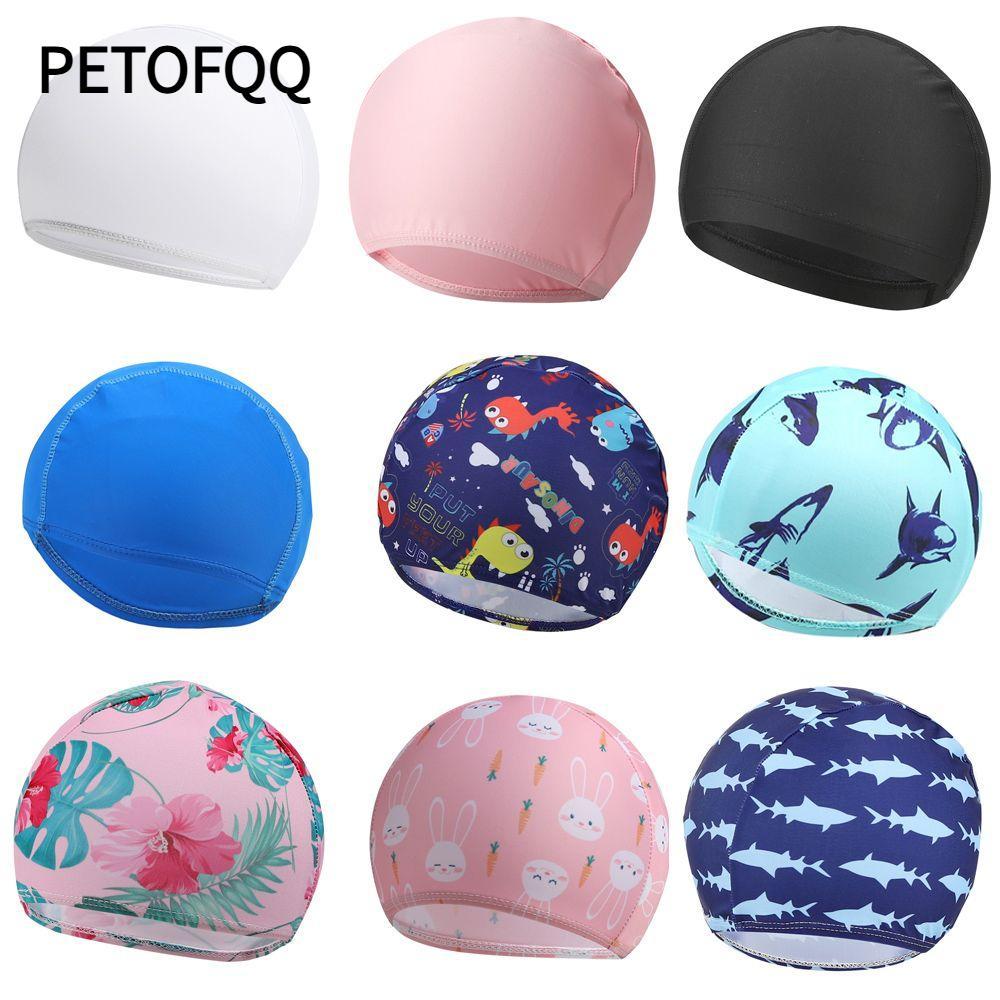 Mũ bơi PETOFQQ Bảo vệ tai Cá mập Cá sấu Trẻ em Mũ tắm trẻ em
