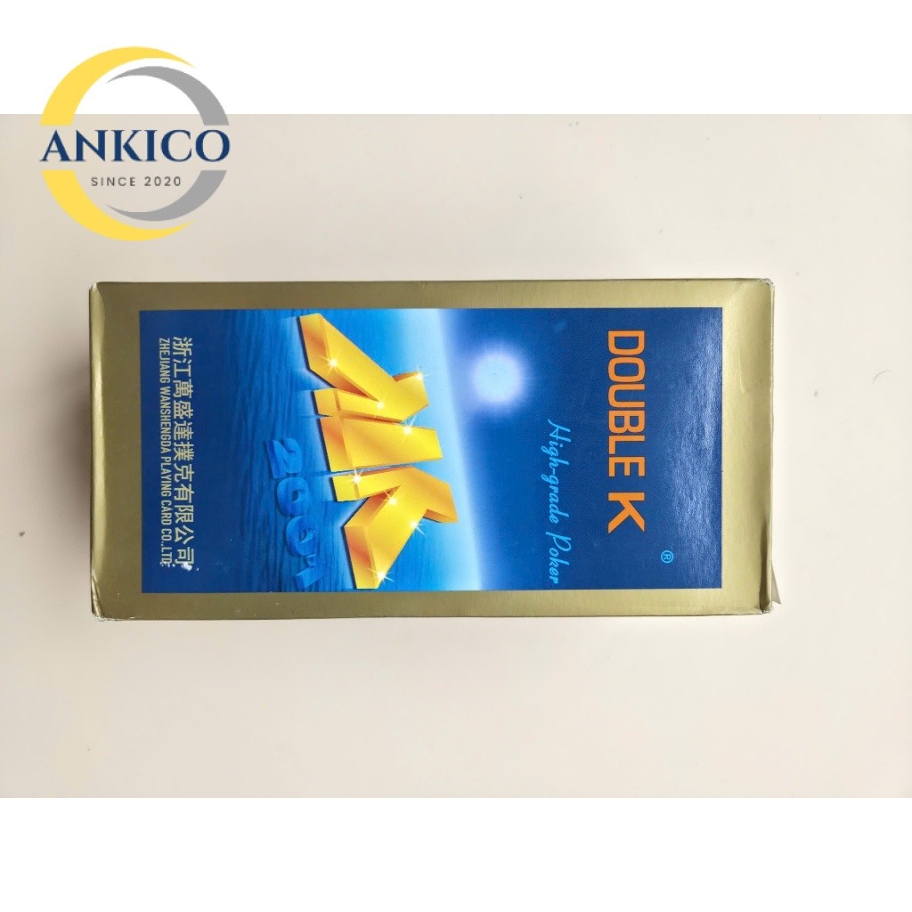 [ANKICO THANH LÝ] Combo 5 bộ bài tấy giấy - tú lơ khơ DOUBLE K, Rồng Vàng AAA 52 lá