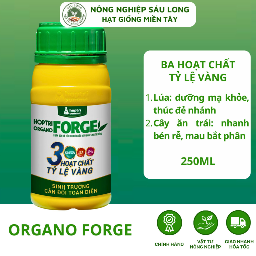 Hợp Trí Organo Forge 250ML - Rễ nhiều + Tược mập Bông to + Trái lớn