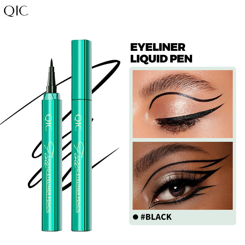 kẻ mắt chì kẻ mắt QIC Malachite Green Eyeliner Bút kẻ mắt Chống dầu Chống nhòe Bút kẻ mắt dạng lỏng 