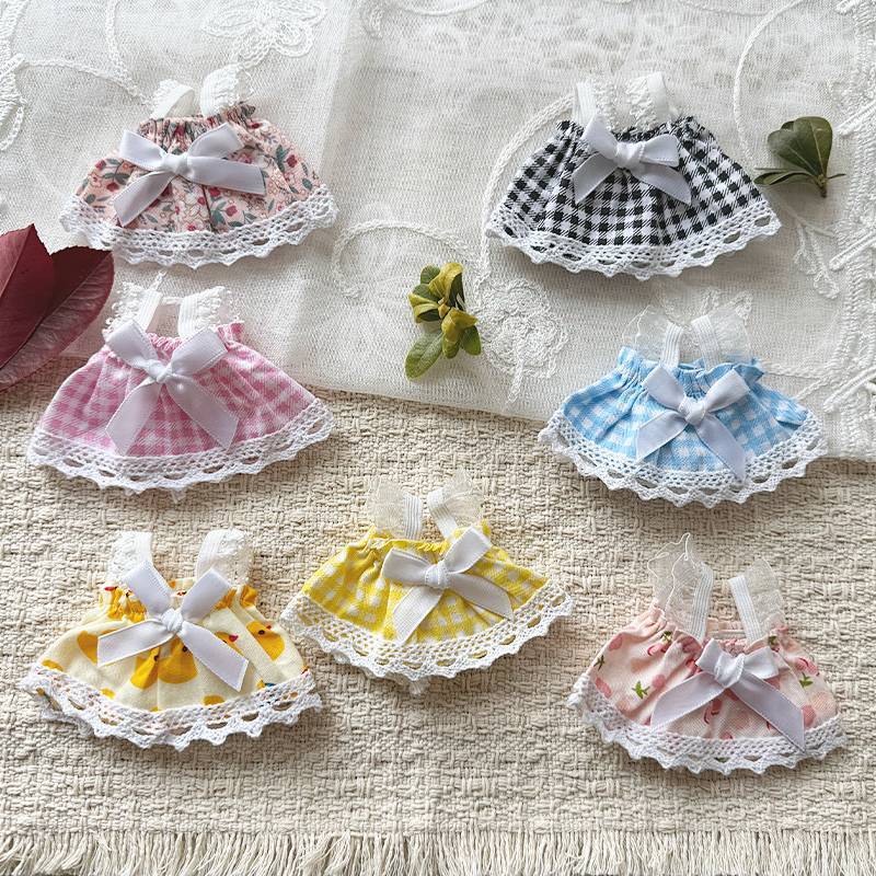Hamster Clothes Doll Princess Doll Clothes 10cm Doll Clothes Cute Doll Clothes Cute Mini Floral Skir