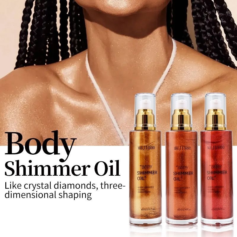 Light liquid oil Hot-selling body products5ya High oil content repair shimmer Body and face oil glow