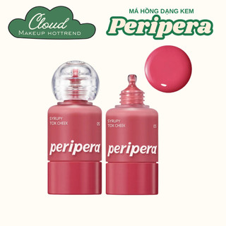 (Kèm mút tán) Má Hồng Dạng Kem Peripera Syrupy Tok Cheek 9g