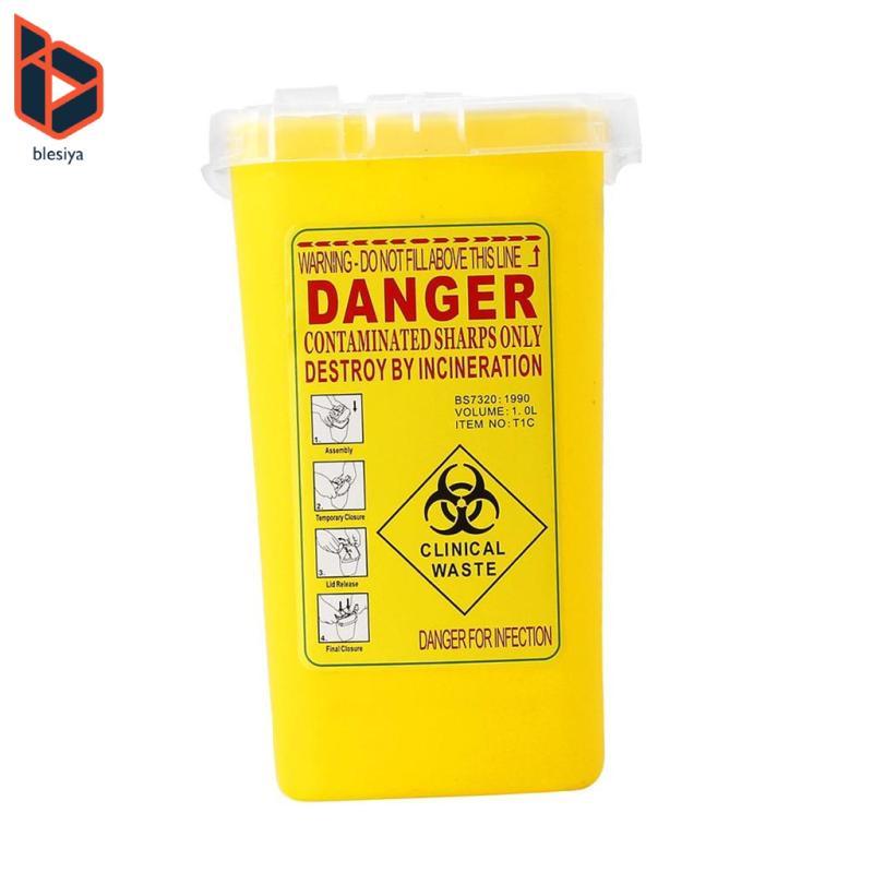 Thùng rác nhựa 1 quart dành cho chất thải y tế biohazard