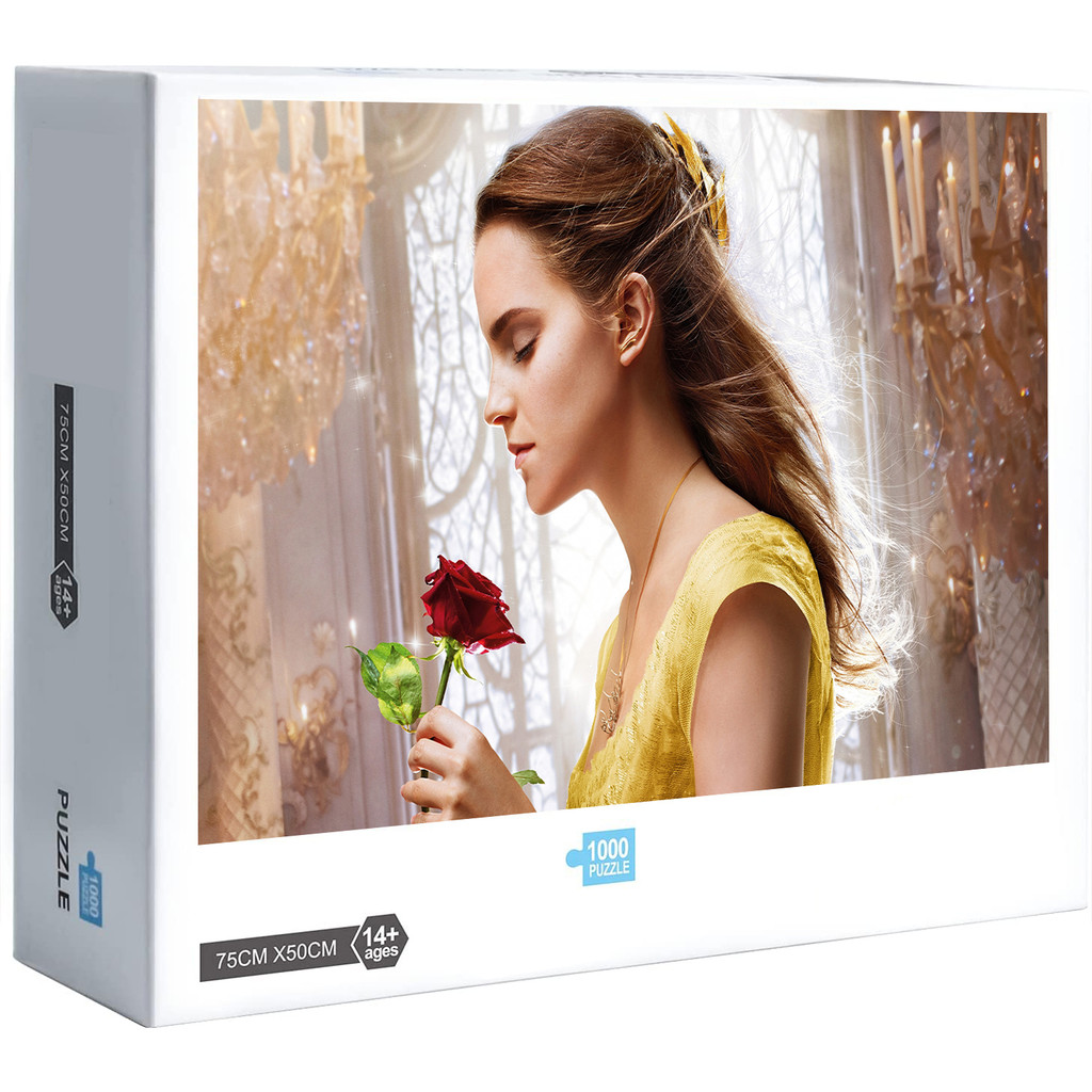 Câu đố ghép hình bằng gỗ Emma Watson Beauty And The Beast Trò chơi tại nhà chất lượng cao và trang t