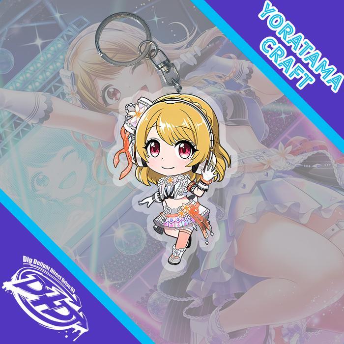 Gantungan Kunci D4DJ Aoi Michiru Rinku Nagisa Aoi, Keychain Anime Lucu - Aimoto Rinku