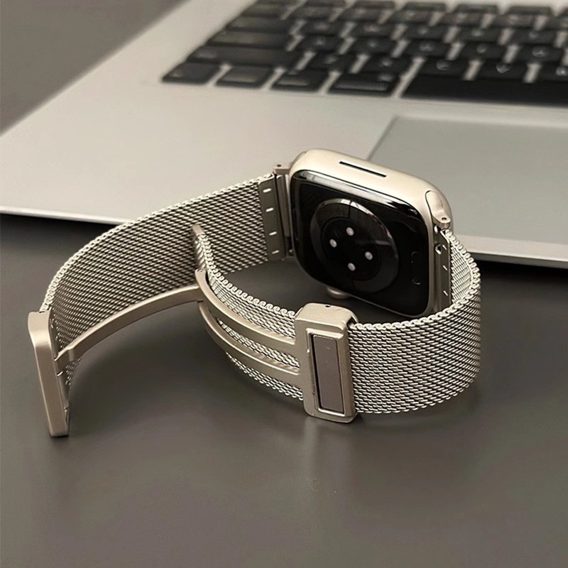 Dây đeo Milanese từ tính dành cho Apple Watch Series 7 (size 45mm)