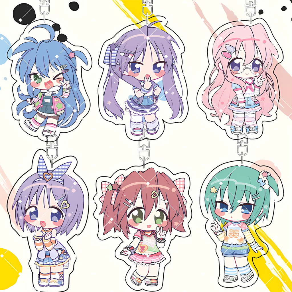 Anime Lucky Star,  Anniversary Special, Konata Izumi, Kagami Hiiragi, Tsukasa Hiiragi, Miyuki Taka