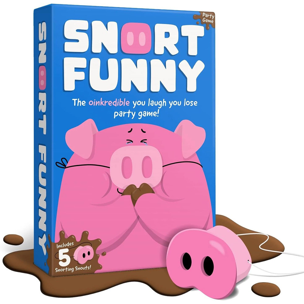 You Laugh You Lose Party Game, Early Educational Interactive Pig Snorts-Funny Family Games