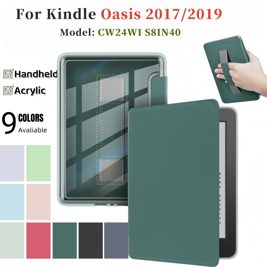 Dành Cho Kindle Oasis 2 3 10th 9th Thế Hệ S8IN4O CW24WI Oasis2 Oasis3 2017 2019 Vỏ Acrylic Cầm Tay F