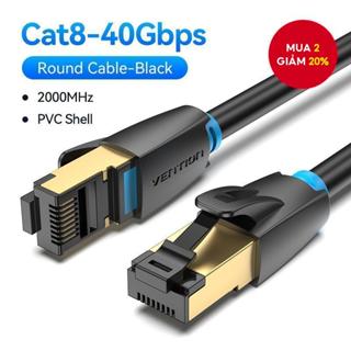 Cáp Ethernet Vention Cat8 40Gbps Siêu Tốc SFTP Lan Cáp Mạng Mạ Vàng Kết Nối RJ45 Dây Miếng Dán Cho Modem Laptop PC TV HỘP