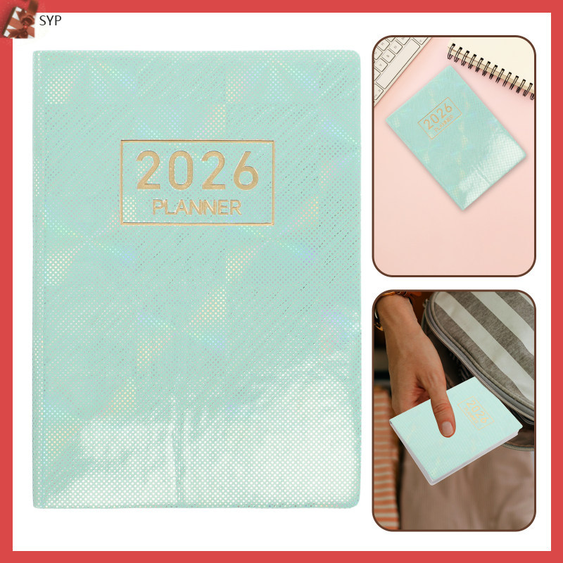 Notebook 2026 Pocket Organizer Mini Daily Planner shaoyip