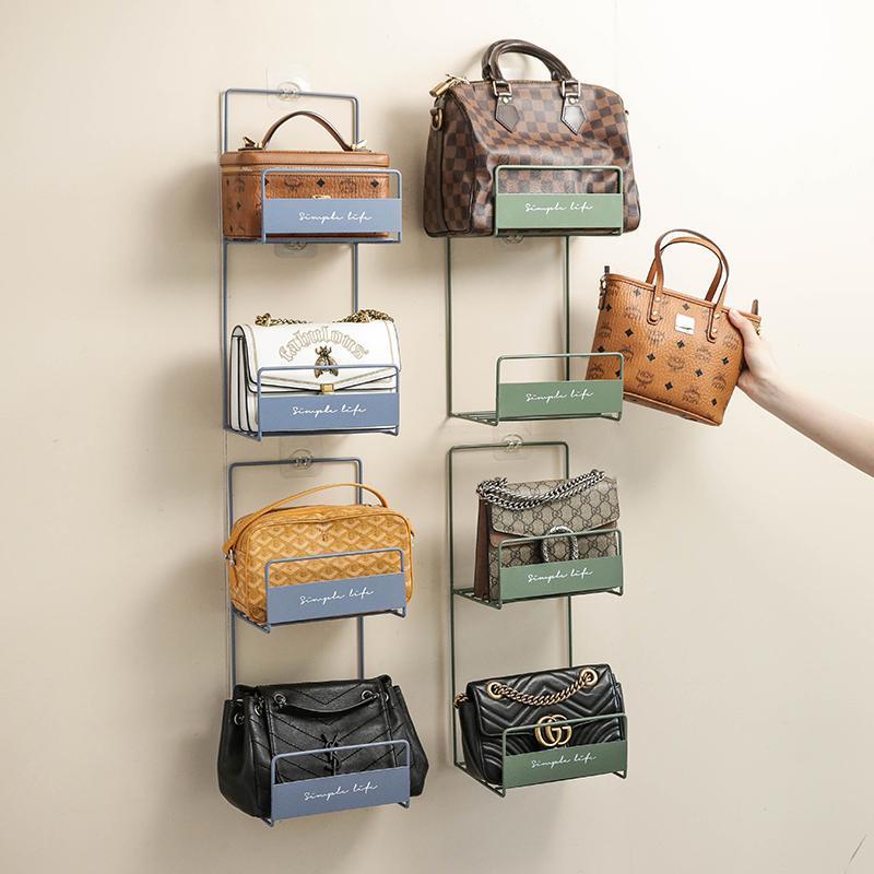 New Product#[92%Positive Rate]Wall-Mounted Storage Organizer for Dormitory, Multi-Layer Household St