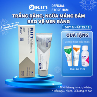  Kem Đánh Răng Làm Trắng Răng Kin Whitening Ngừa Mảng Bám Ố Vàng Giúp Răng Trắng Sáng Tự Nhiên 75ml 