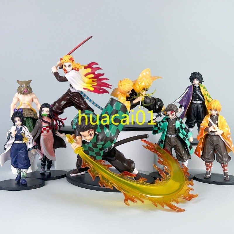 HC Demon Slayer Anime Hình Bộ Sưu Tập Tanjiro Nezuko Giyu Tomioka Tượng Mẫu