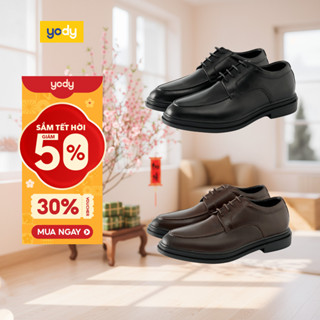 🌸SALE TẾT🌸 Giày derby nam YODY da bò thật sang trọng tôn chân GIM7005 cần ẩn 