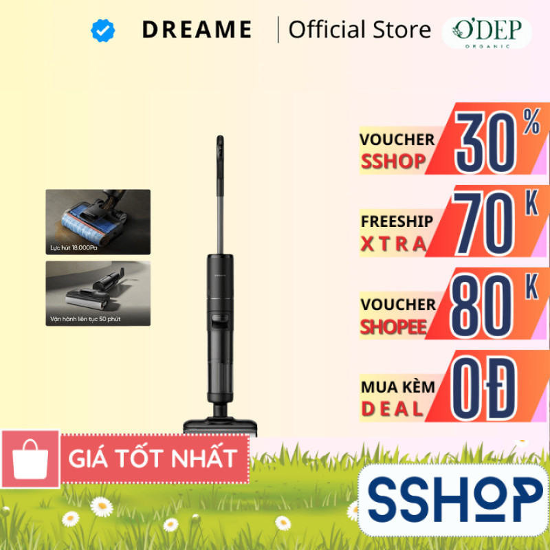Máy hút bụi lau sàn khô & ướt Dreame H13 FlexReach/ H12 FlexReach/ H13 Dual FlexReach/ H13S FlexReac