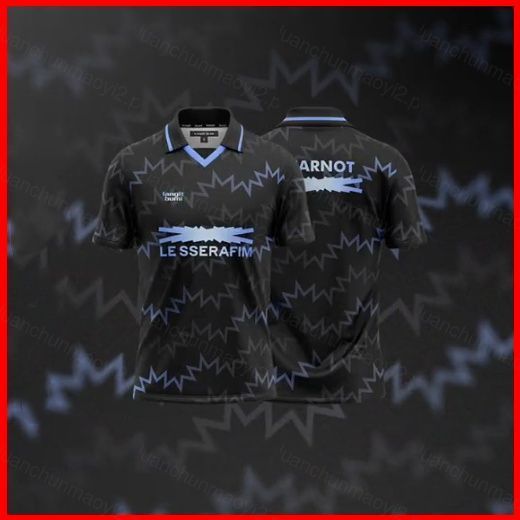 DC2 LE SSERAFIM jersey SAKURA KIM CHAEWON HUH YUNJIN KAZUHA HONG EUNCHAE Áo thun mùa hè Anime Áo ngắ