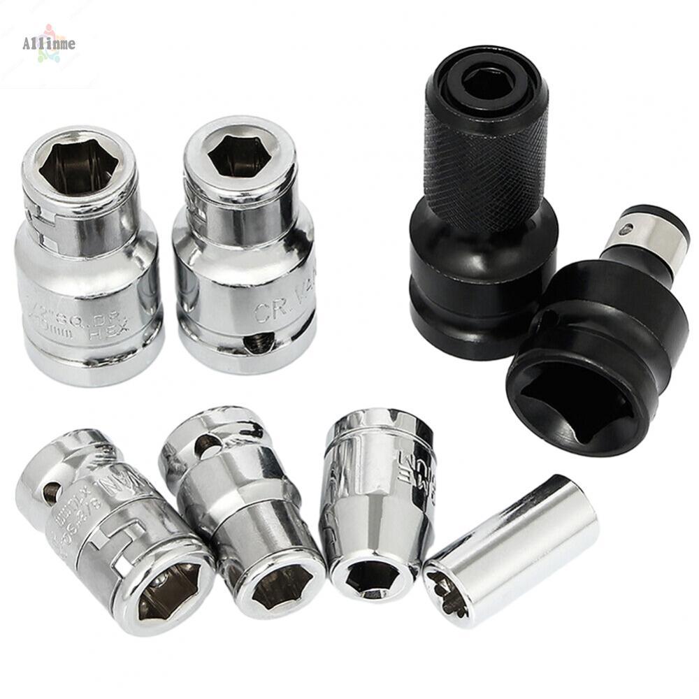 【ANME】Convenient Impact Socket Adapter 12 to 14 14 to 3/8 Square Nut Quick Wrench