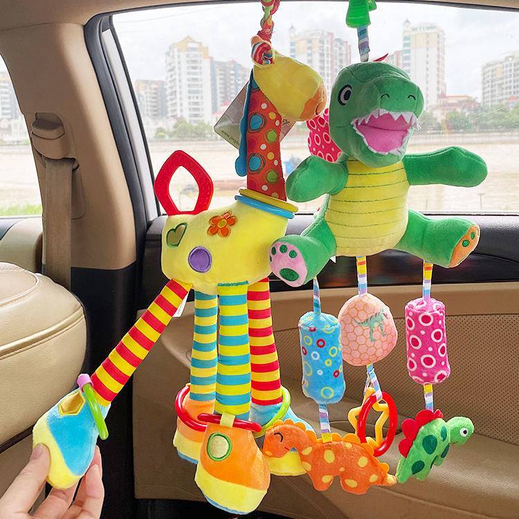 Stroller Toy Pendant Baby 01 Years Old Rattle Bed Bell Car Safety Seat Comfort Toy eNg5