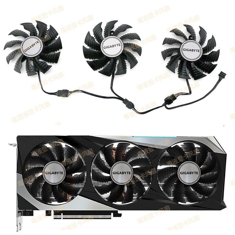 [Quạt làm mát máy tính] Gigabyte RTX3070 RX6800 6800xt 6900 6900xt GAMING Magic Eagle Card đồ họa Qu