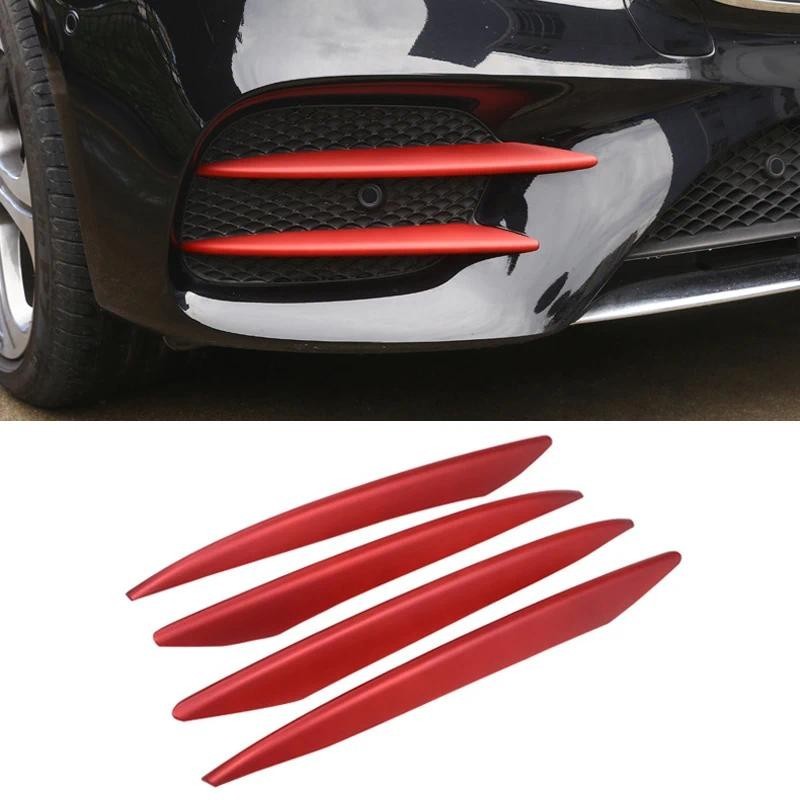 ABS Nhựa Sợi Carbon Màu Trước Sương Mù Vỏ Đèn Viền Cho Xe Mercedes Benz E Class W213 2016 2017 E43 A